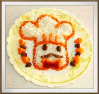 هویج پلو با گوشت قلقلی