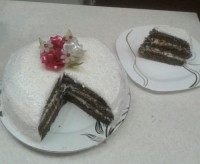 کیک شیفون قهوه