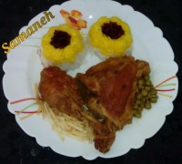 زرشک پلو با مرغ خوشمزه