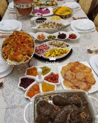 میز شام برای مهمونام