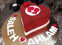 کیک مخملی قرمز