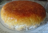 ته دیگ سیب زمینی رنده شده