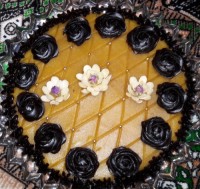 حلوا زعفرانی شکلاتی