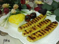 کباب مرغ زعفرانی