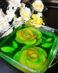 ژله سه بعدی گل رز