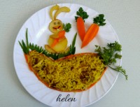 تزیین غذای کودک