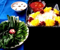 چلو گوشت خوشمزه