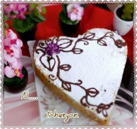 کیک گل محمدی