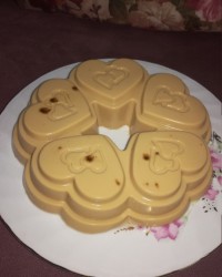 کرم شیر عسلی دو رنگ