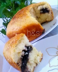 نان مغزدار شکلاتی