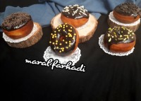 مینی دونات با رویه شکلات نوتلا