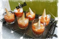 آب هویج بستنی قیفی