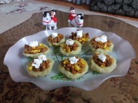 مانتی سیب زمینی