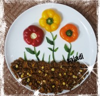 خوراک گوشت و قارچ
