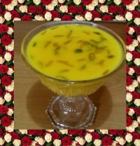 پودینگ زعفرونی....