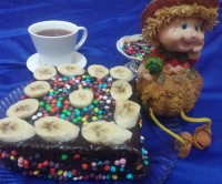 کیک یخچالی بالاخره منم درست کردم