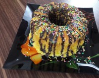 اینم کیک شیفون ب مناسبت ولادت پیامبر اکرم ص