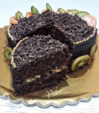 برش خورده ی کیک موکاباکرم موکا