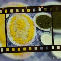 اینم ناهارروزجمعه آلواسفناج خوشمزه