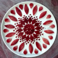 تزیین لبوی پخته