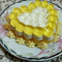 دسر پاناکوتا با ژله اناناس