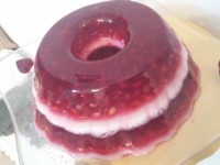 ژله طبقه ای انار