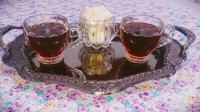 ژله چای و قند