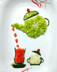 تزئین سالادشیرازی