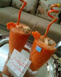 آب هویج بستنی