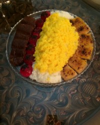 ژله چلو کباب