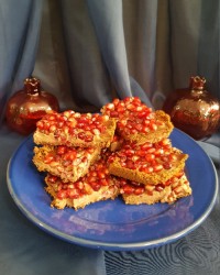 تارت شکلات انار (بدون فر)