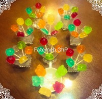 ژله آب نبات چوبی