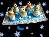 دسر آدم برفی