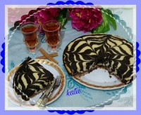 کیک دورنگ زبرا