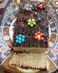 ❤کیک یخچالی شکلاتی❤