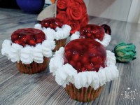 کاپ کیک ژله اناری