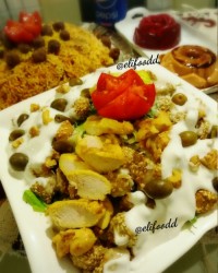 سالادسزار،،لوبیا پلو وکرم کارامل