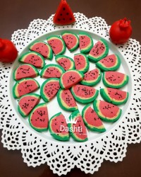 کوکی هندوانه ایده_شب_یلدا