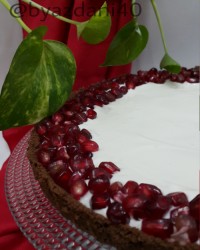 تارت پنیری انار