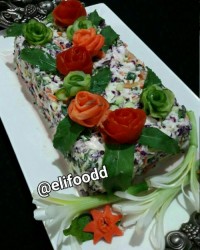 سالاد کلم قالبی