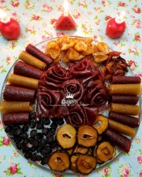 سینی لواشک ومیوه های تابستانی ویژه_یلدا