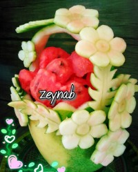 تزیین هندوانه شب یلدا