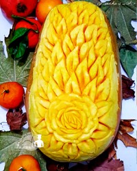 حکاکی کدو حلوایی