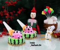 شیرینی برنجک و بستنی