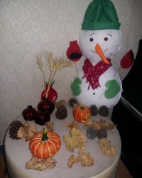 آدم برفی شب یلدا