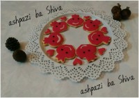 کوکی وانیلی با تزیین رویال آیسینگ