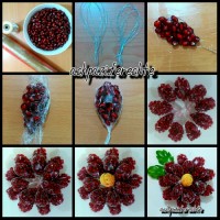 تزیین انار شب یلدا