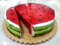 ژلو کیک هندوانه