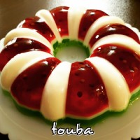 ژله چرخی طرح هندوانه مناسب یلدا