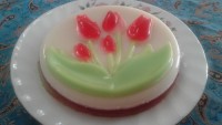 ژله گل لاله برای شب یلدا
